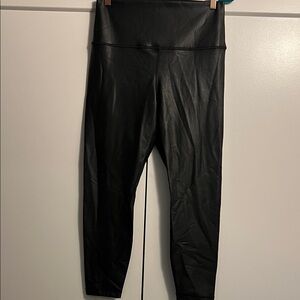 90 Degree By Reflex Shiny Black Leggings